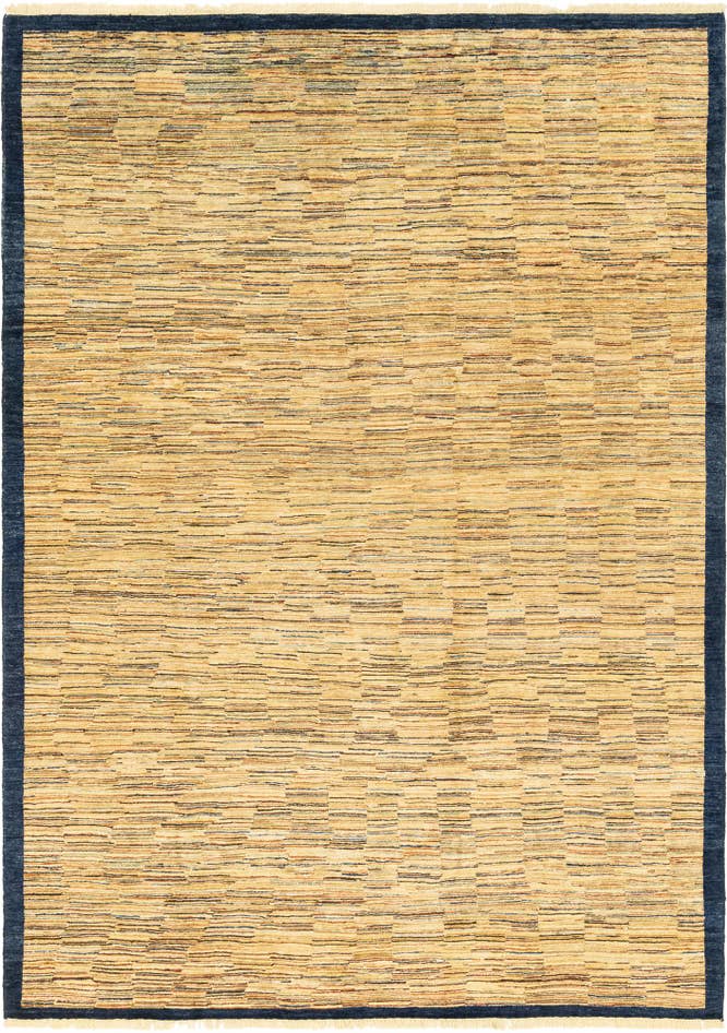 Detail image of 6' 8 x 9' 6 Hand Knotted Kashkuli Gabbeh Wool Rug