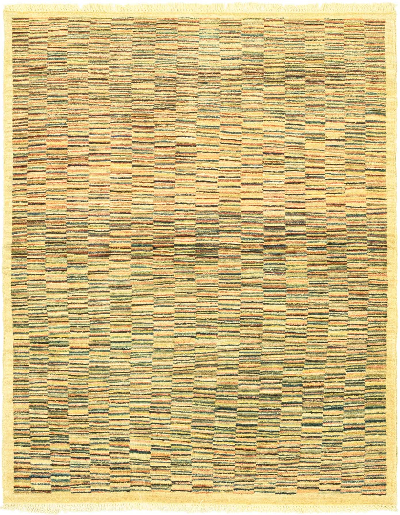 3' 4 x 4' 10 Hand Knotted Kashkuli Gabbeh Wool Rug