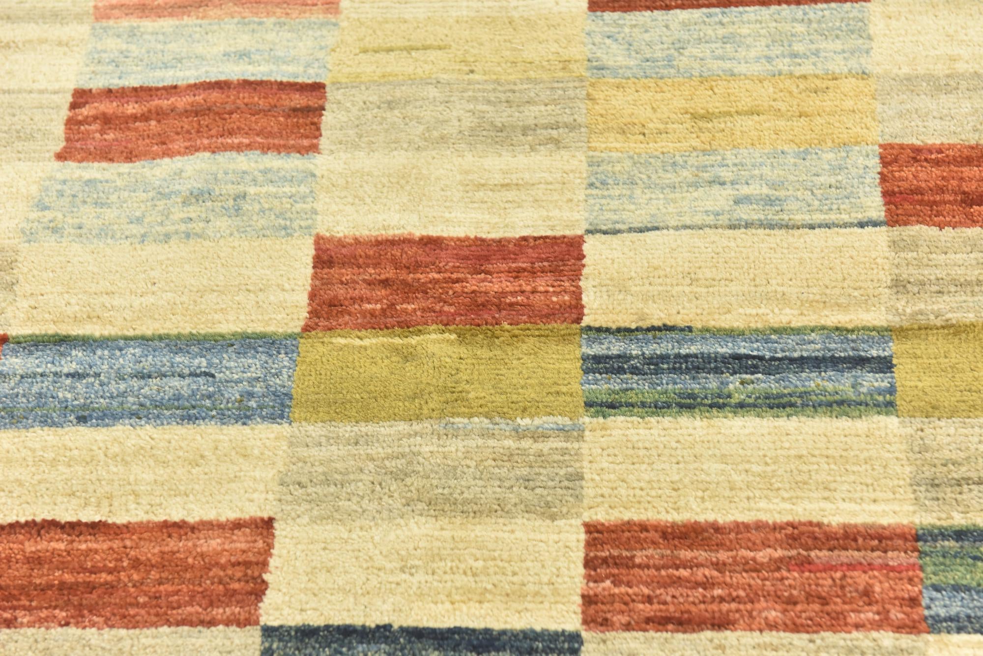 3' 4 x 5' Hand Knotted Kashkuli Gabbeh Wool Rug