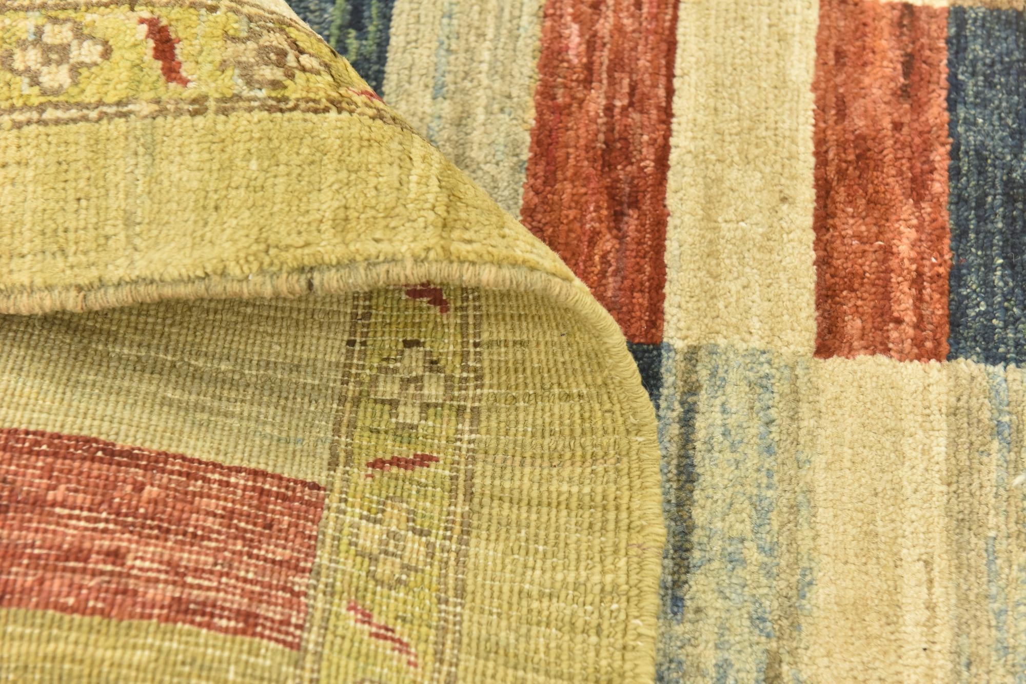 3' 4 x 5' Hand Knotted Kashkuli Gabbeh Wool Rug
