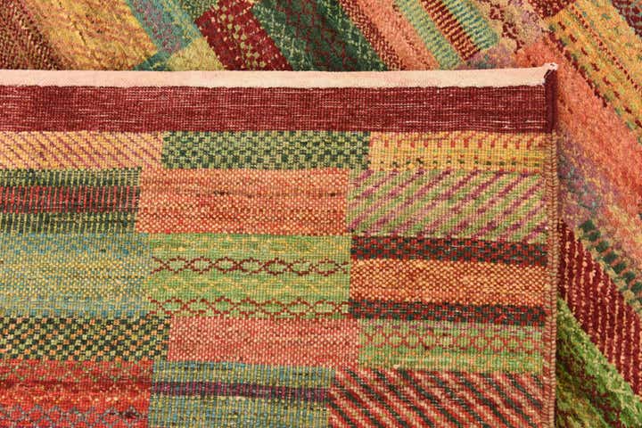 6' 5 x 9' 6 Hand Knotted Kashkuli Gabbeh Wool Rug