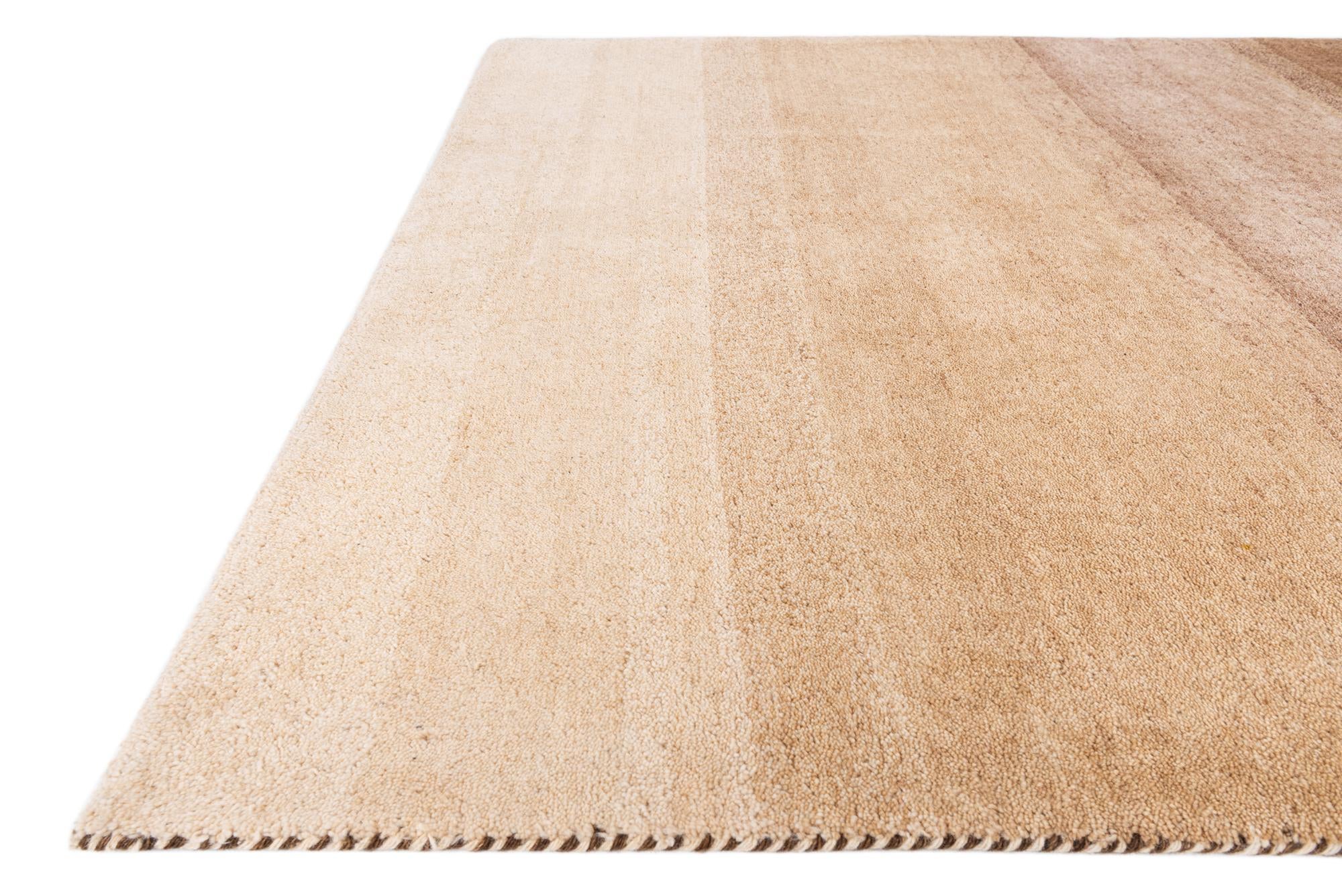 5' 7 x 8' Hand Knotted Kashkuli Gabbeh Wool Rug