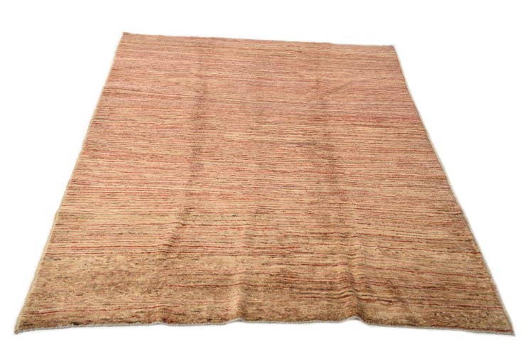 Detail image of 6' 6 x 9' Hand Knotted Kashkuli Gabbeh Wool Rug