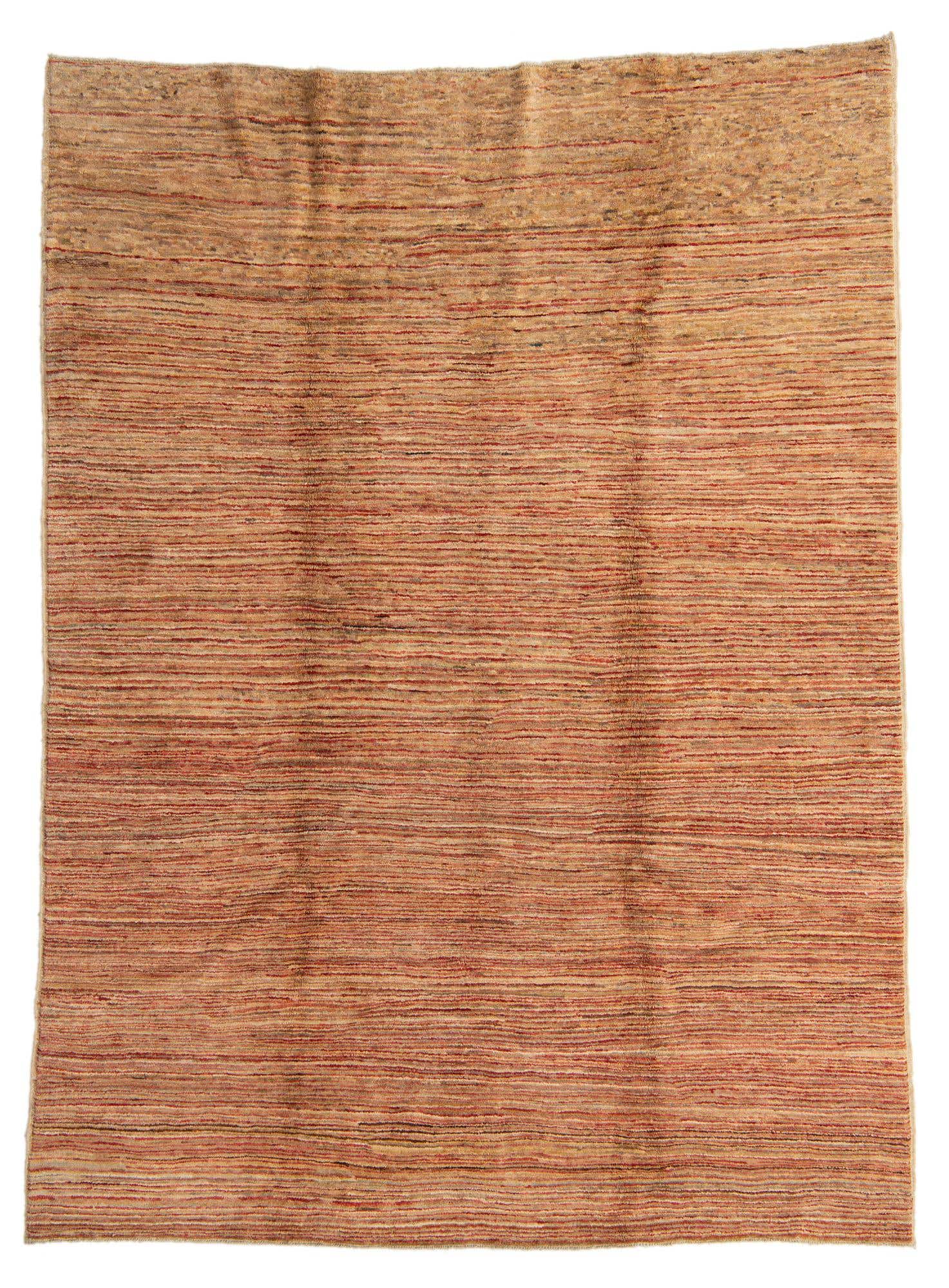 6' 6 x 9' Hand Knotted Kashkuli Gabbeh Wool Rug