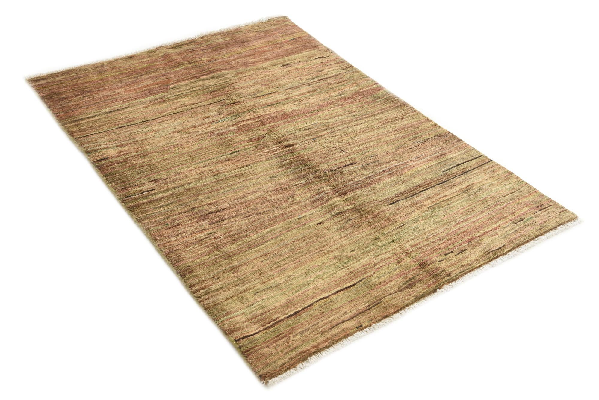 3' 2 x 4' 7 Hand Knotted Kashkuli Gabbeh Wool Rug