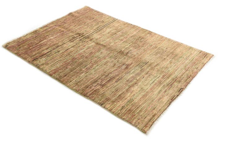 Detail image of 3' 4 x 4' 7 Hand Knotted Kashkuli Gabbeh Wool Rug