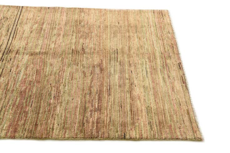 Detail image of 3' 4 x 4' 7 Hand Knotted Kashkuli Gabbeh Wool Rug