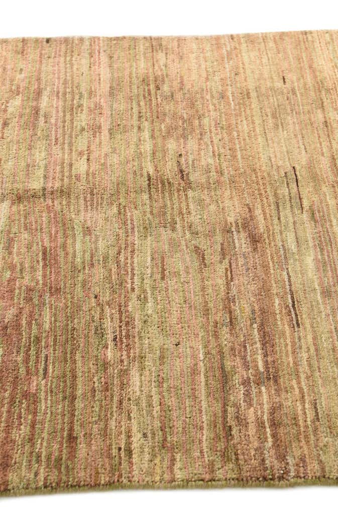 3' 4 x 4' 7 Hand Knotted Kashkuli Gabbeh Wool Rug