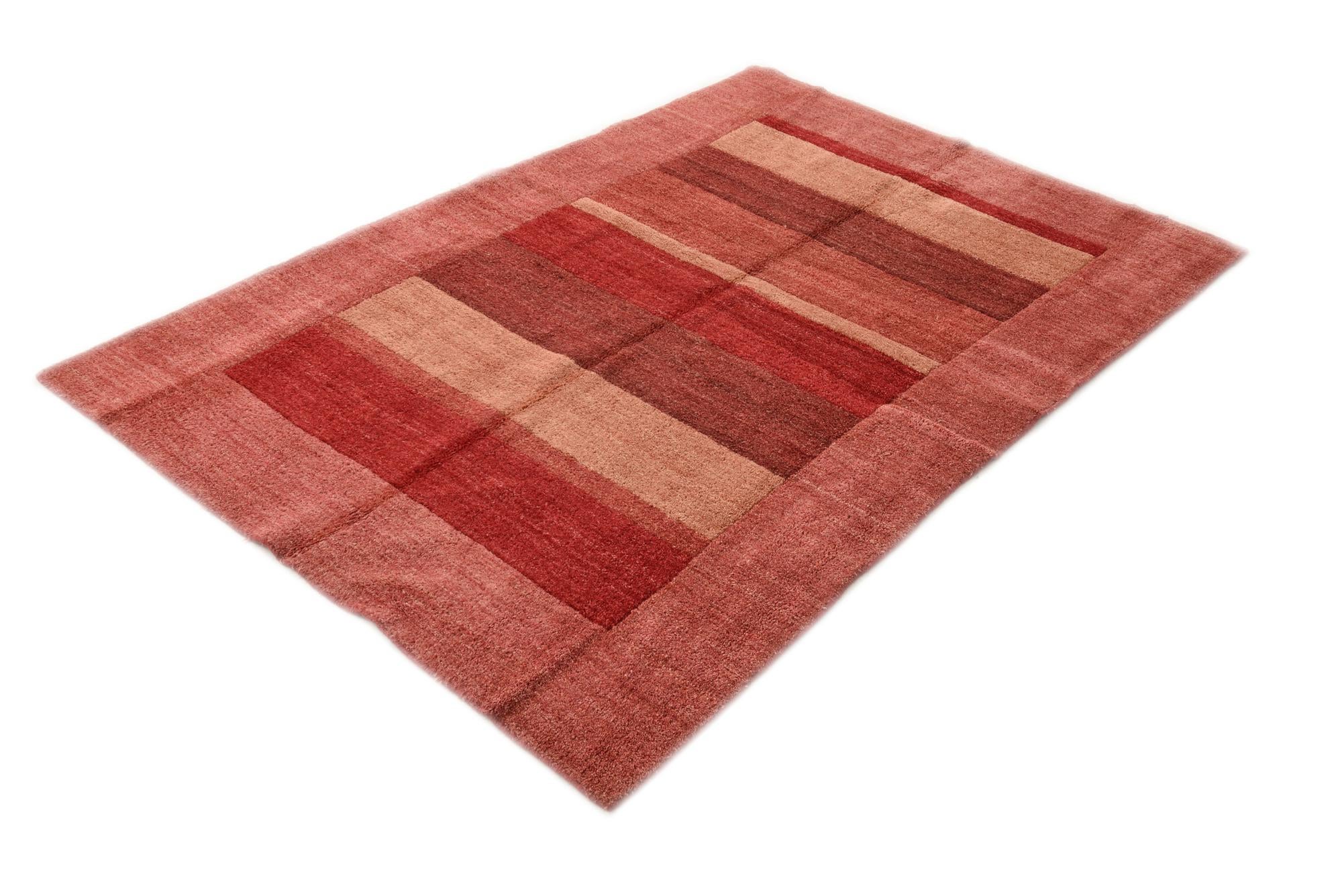 4' 5 x 6' 6 Hand Knotted Kashkuli Gabbeh Wool Rug