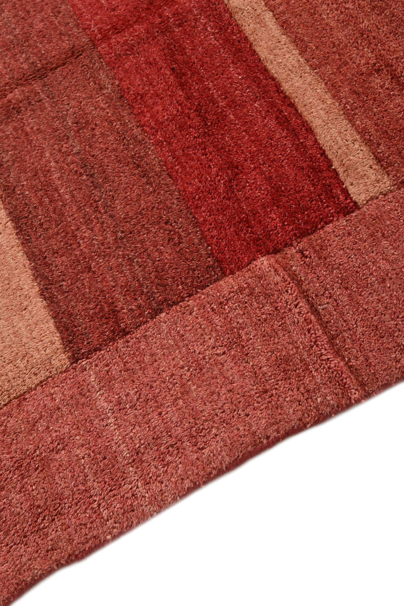 4' 5 x 6' 6 Hand Knotted Kashkuli Gabbeh Wool Rug