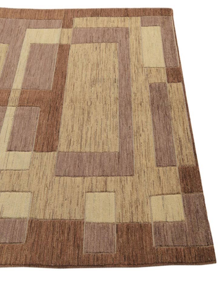 Detail image of 5' 1 x 6' 6 Hand Knotted Kashkuli Gabbeh Rug