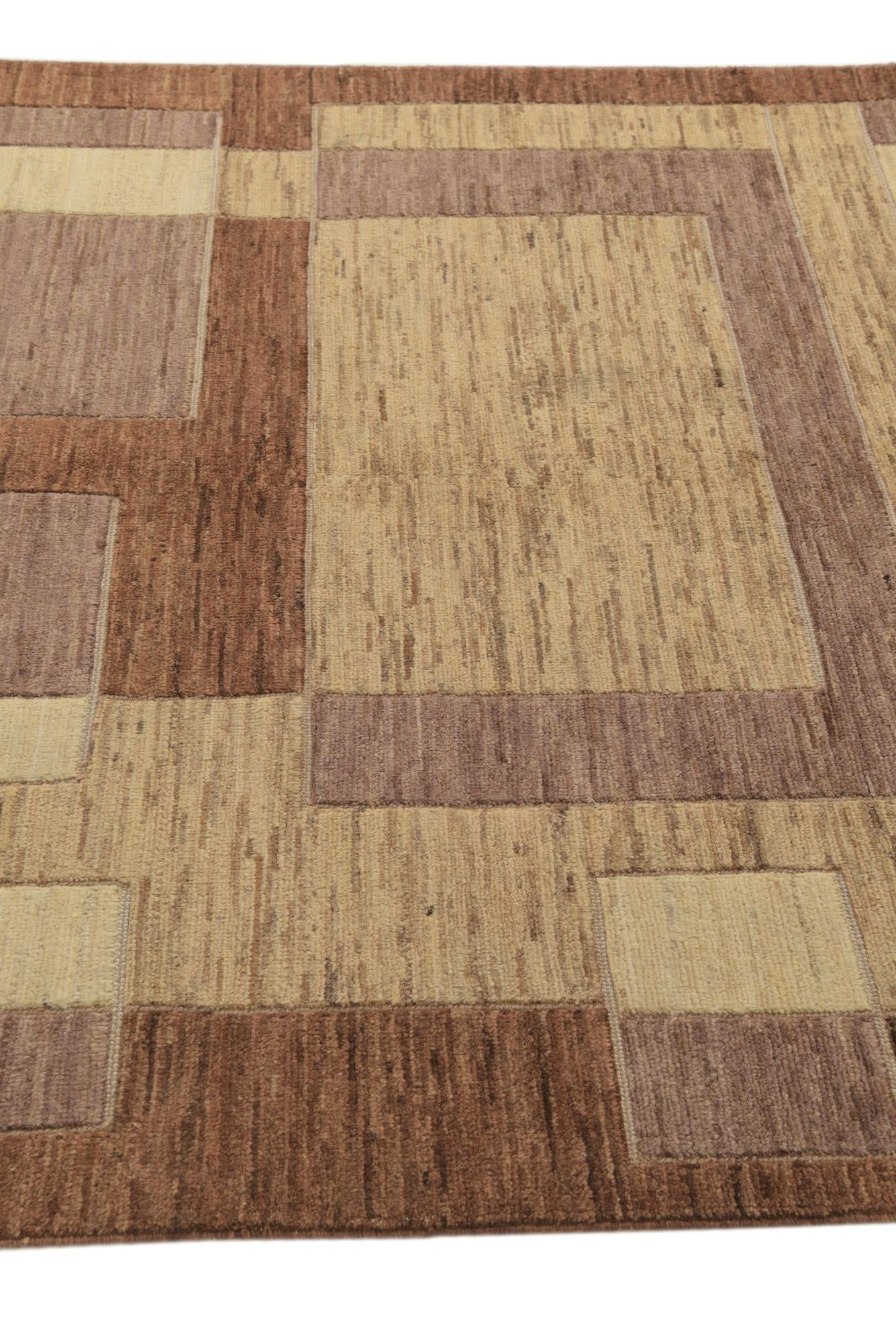 5' 1 x 6' 6 Hand Knotted Kashkuli Gabbeh Rug