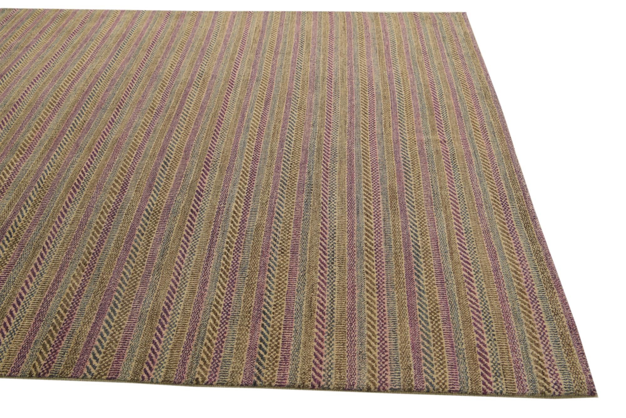 6' 6 x 8' 1 Hand Knotted Kashkuli Gabbeh Oriental Wool Rug