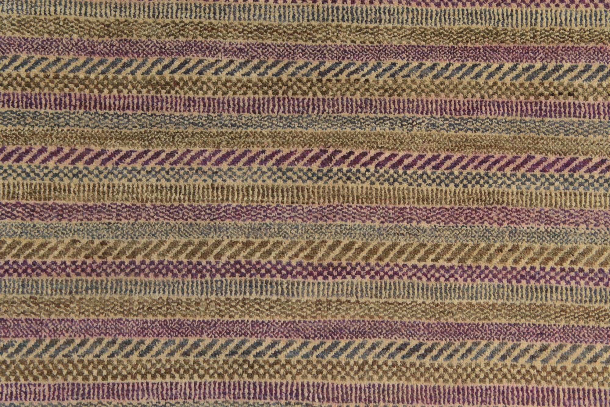 6' 6 x 8' 1 Hand Knotted Kashkuli Gabbeh Oriental Wool Rug