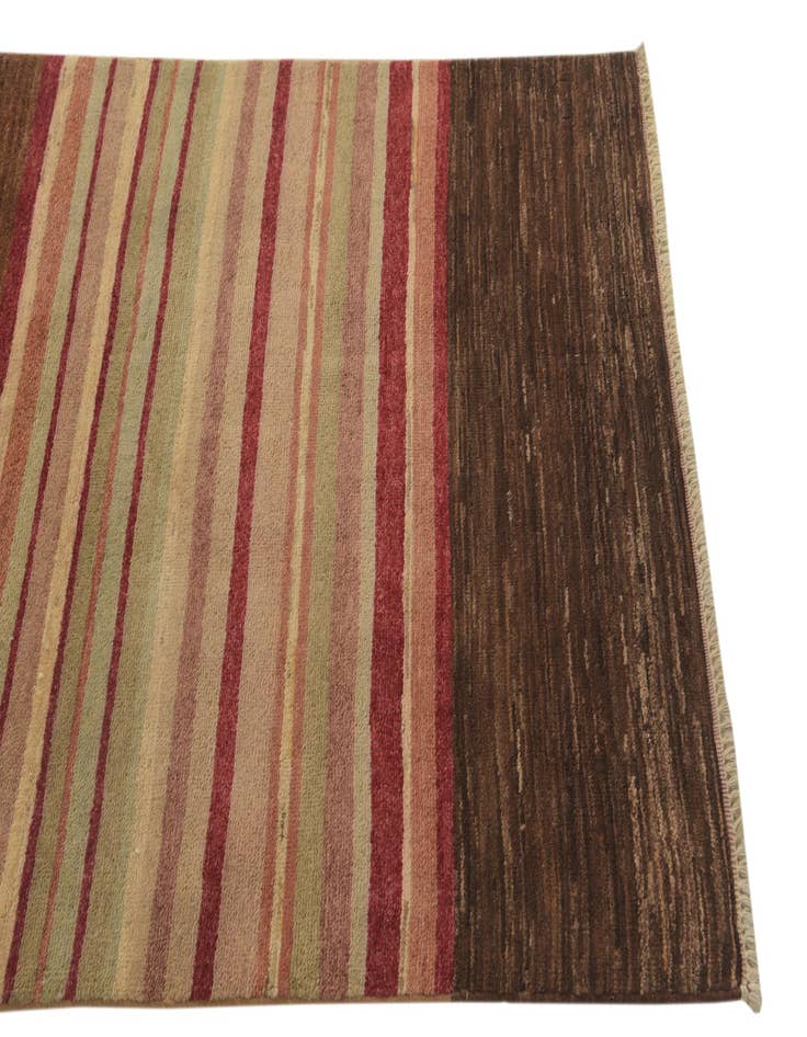 Detail image of 3' 1 x 4' 10 Hand Knotted Kashkuli Gabbeh Oriental Wool Rug