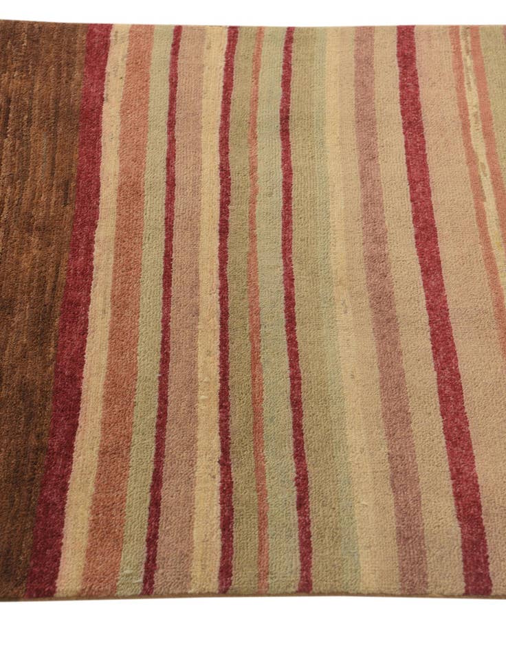 Detail image of 3' 1 x 4' 10 Hand Knotted Kashkuli Gabbeh Oriental Wool Rug