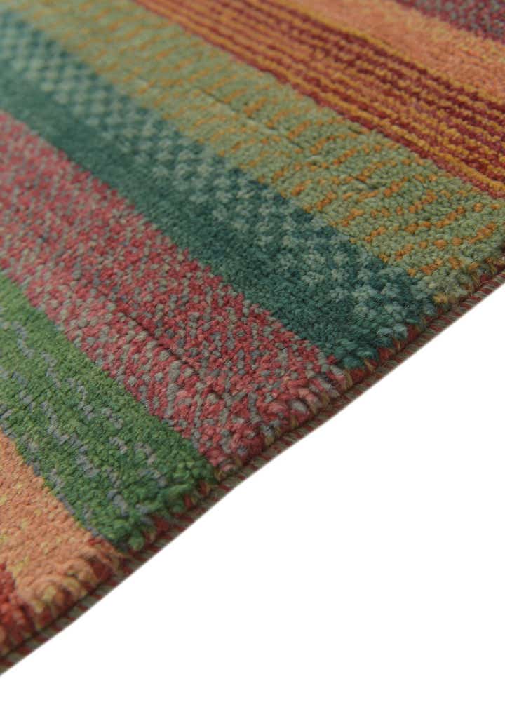 4' 8 x 6' 7 Hand Knotted Kashkuli Gabbeh Oriental Wool Rug