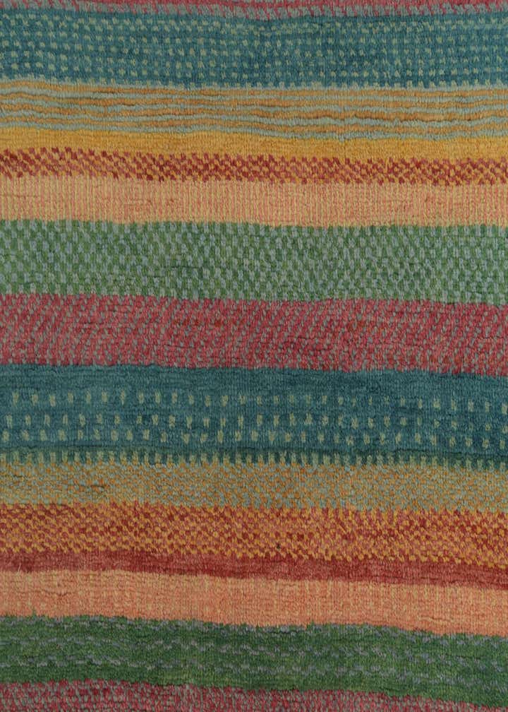 4' 8 x 6' 7 Hand Knotted Kashkuli Gabbeh Oriental Wool Rug