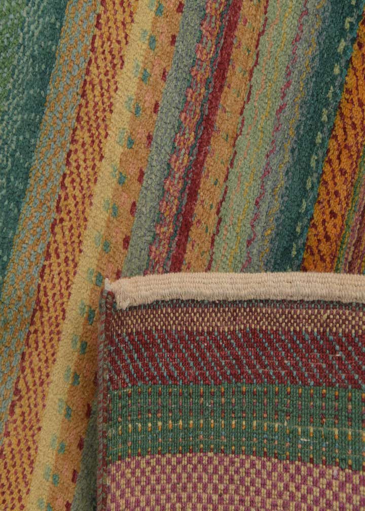 4' 8 x 6' 7 Hand Knotted Kashkuli Gabbeh Oriental Wool Rug