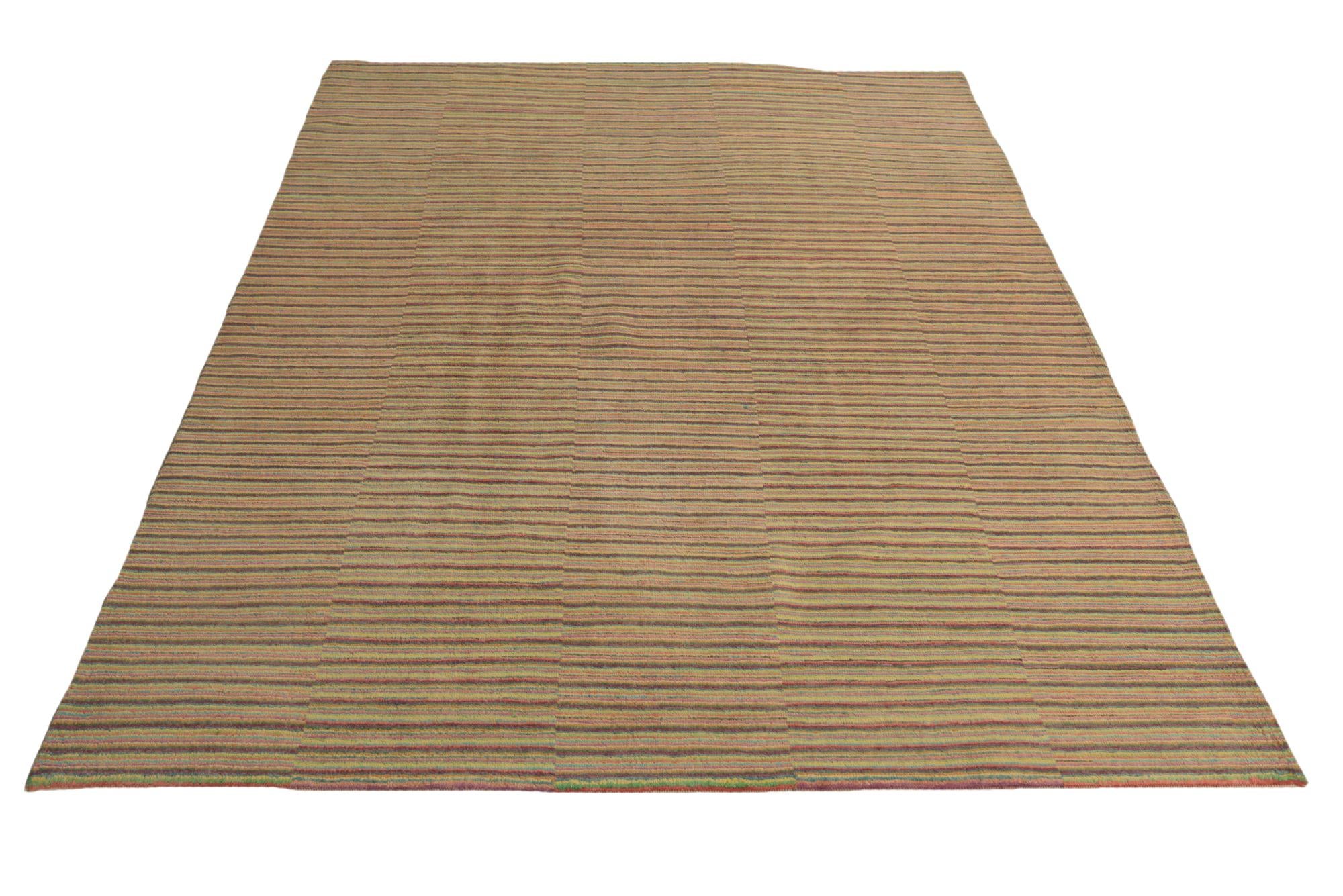 5' 8 x 7' 10 Hand Knotted Kashkuli Gabbeh Oriental Wool Rug