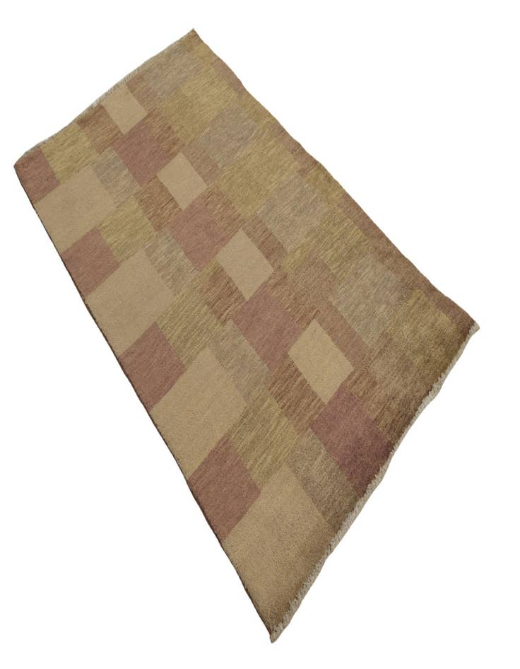 Detail image of 3' 2 x 5' 2 Hand Knotted Kashkuli Gabbeh Oriental Wool Rug