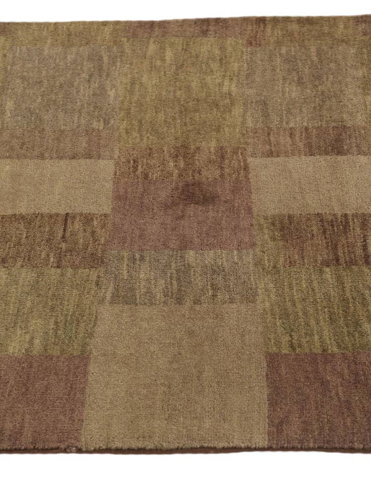 Detail image of 3' 2 x 5' 2 Hand Knotted Kashkuli Gabbeh Oriental Wool Rug