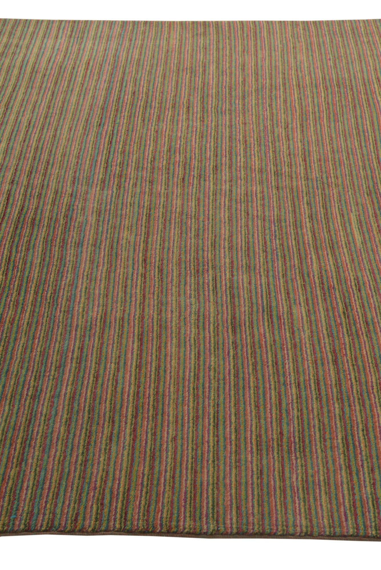 6' 6 x 9' 7 Hand Knotted Kashkuli Gabbeh Oriental Wool Rug