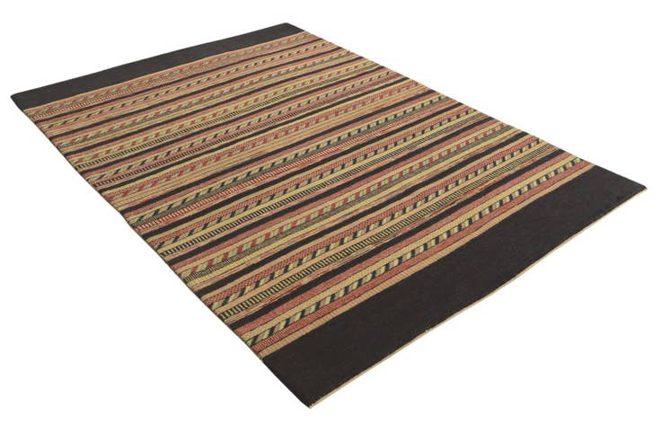 Detail image of 5' 8 x 8' 2 Hand Knotted Kashkuli Gabbeh Oriental Wool Rug