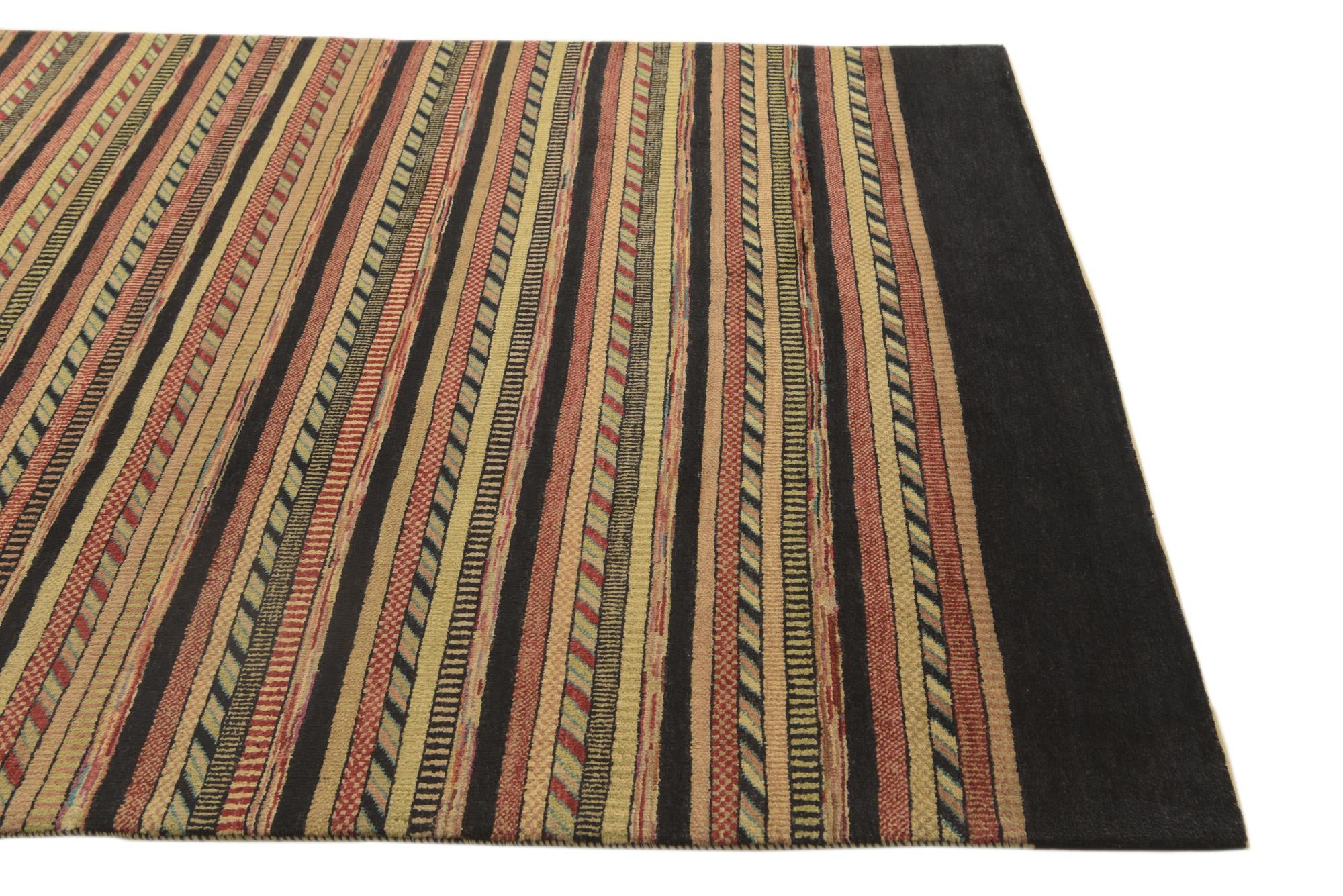 5' 8 x 8' 2 Hand Knotted Kashkuli Gabbeh Oriental Wool Rug