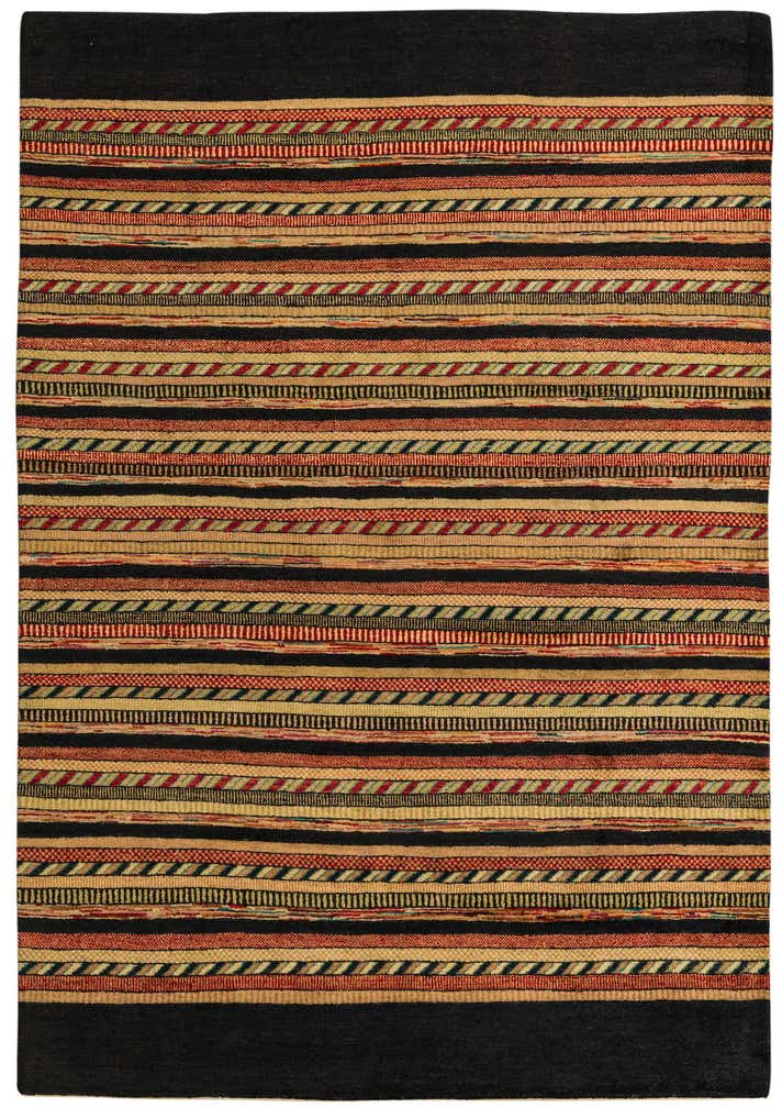 5' 8 x 8' 2 Hand Knotted Kashkuli Gabbeh Oriental Wool Rug