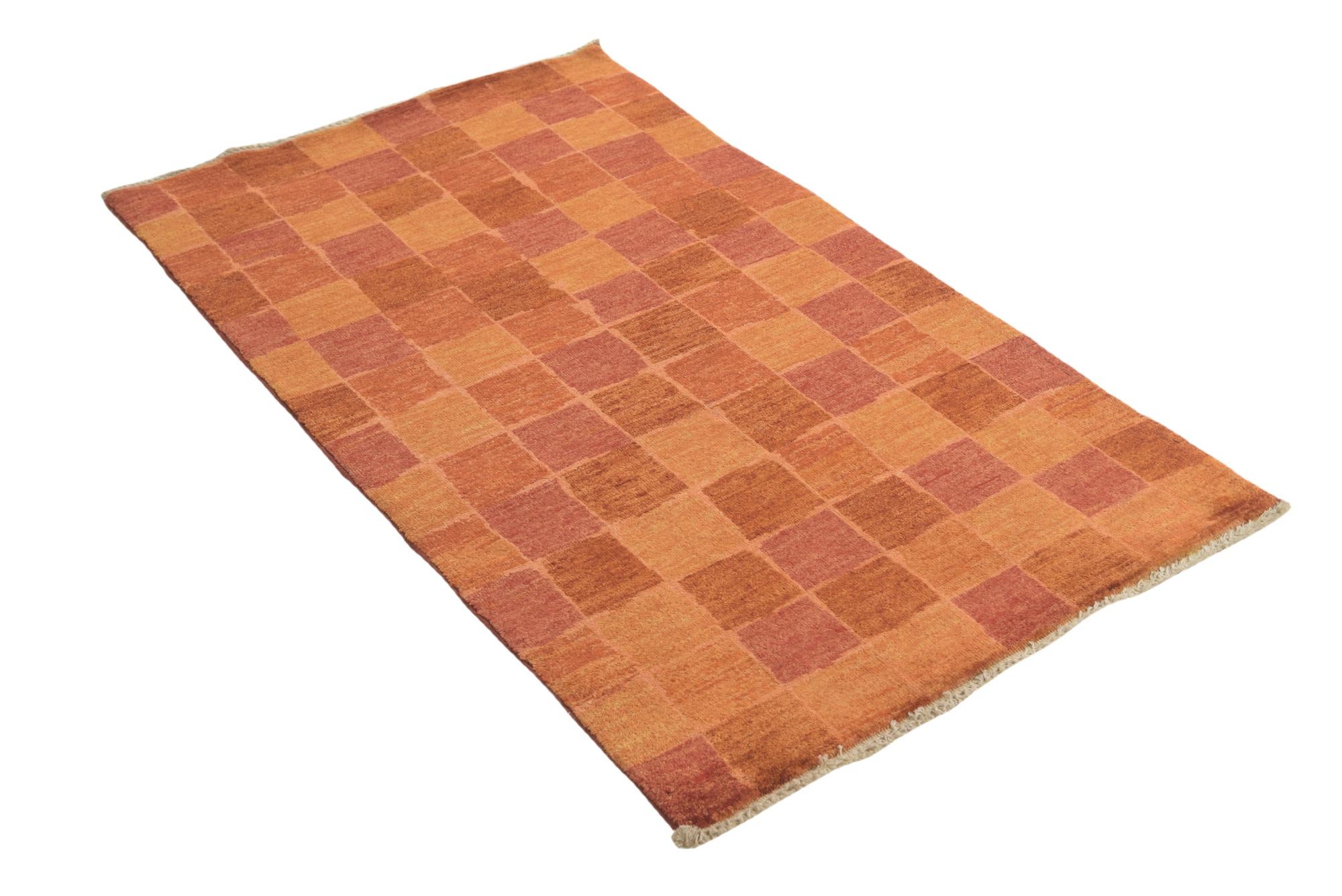3' x 5' 2 Hand Knotted Kashkuli Gabbeh Oriental Wool Rug