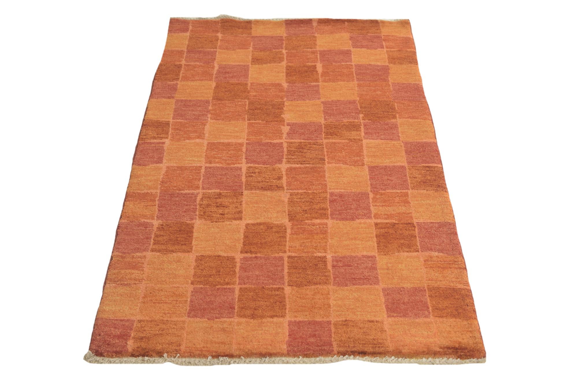 3' x 5' 2 Hand Knotted Kashkuli Gabbeh Oriental Wool Rug