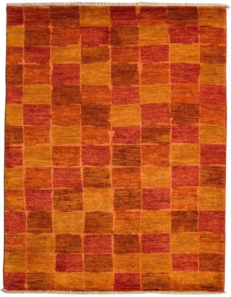 Detail image of 3' x 5' 2 Hand Knotted Kashkuli Gabbeh Oriental Wool Rug