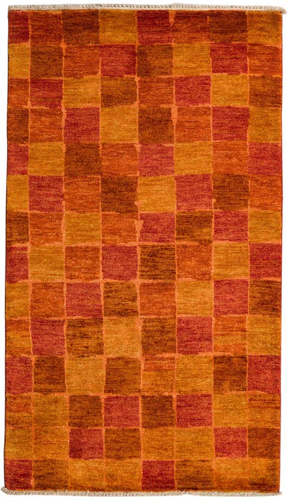 3' x 5' 2 Hand Knotted Kashkuli Gabbeh Oriental Wool Rug