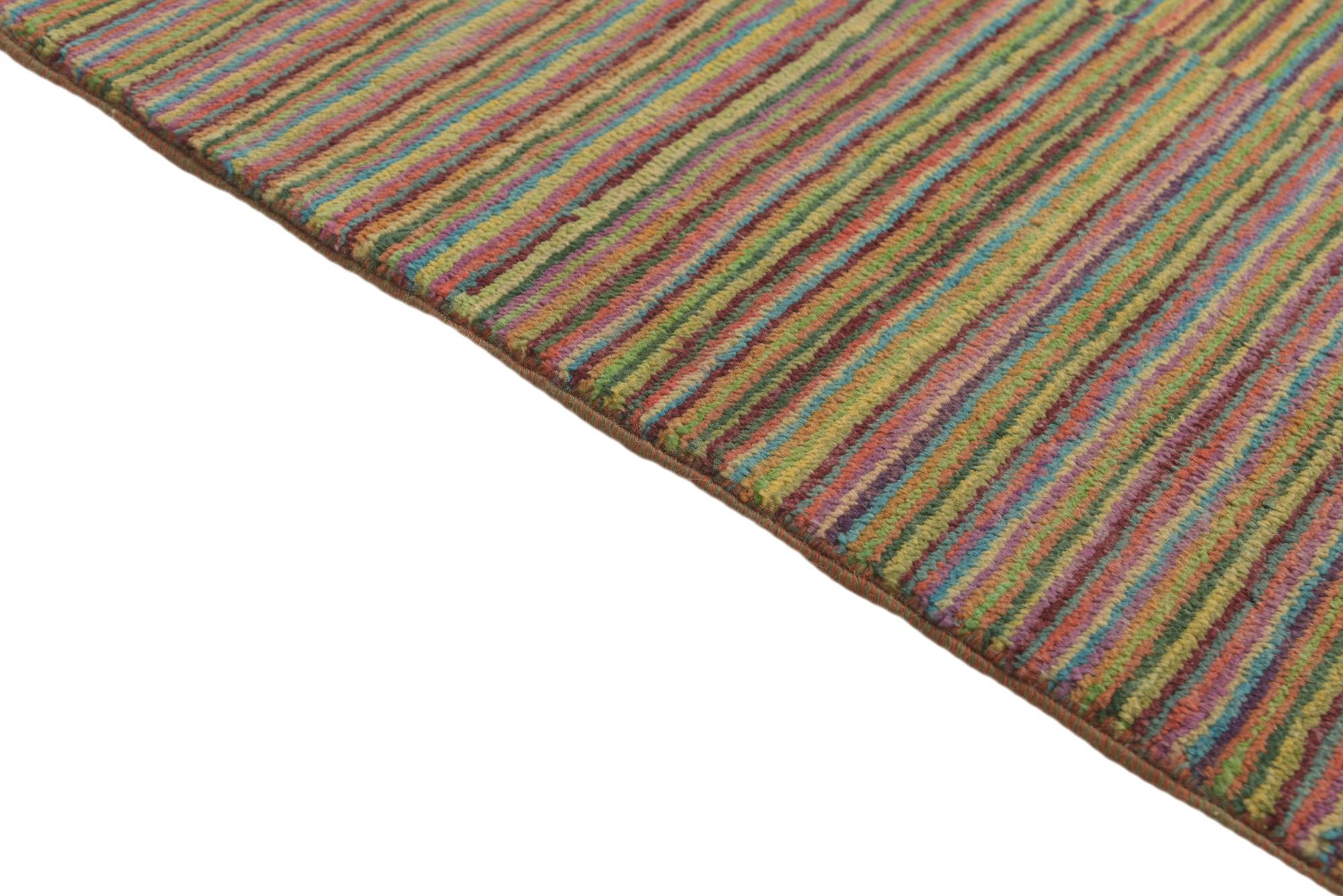 4' 9 x 6' 10 Hand Knotted Kashkuli Gabbeh Oriental Wool Rug