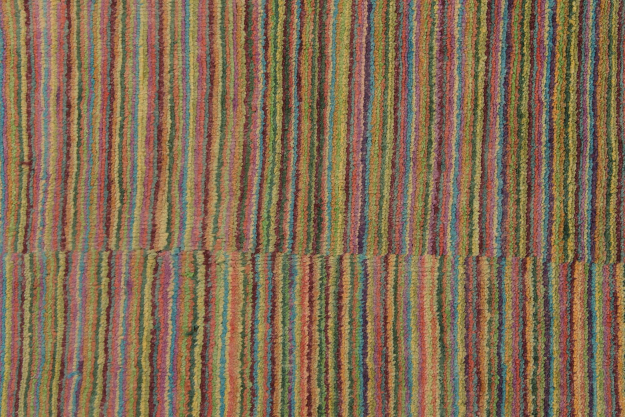 4' 9 x 6' 10 Hand Knotted Kashkuli Gabbeh Oriental Wool Rug