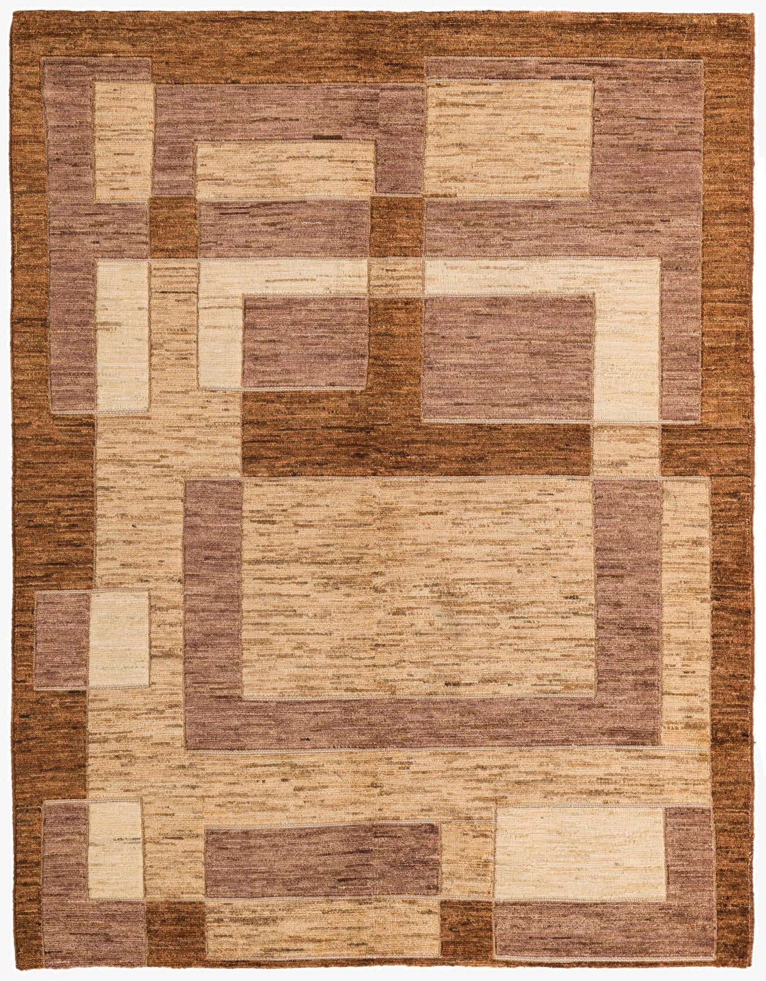 5' 1 x 6' 6  Hand Knotted Kashkuli Gabbeh Rug