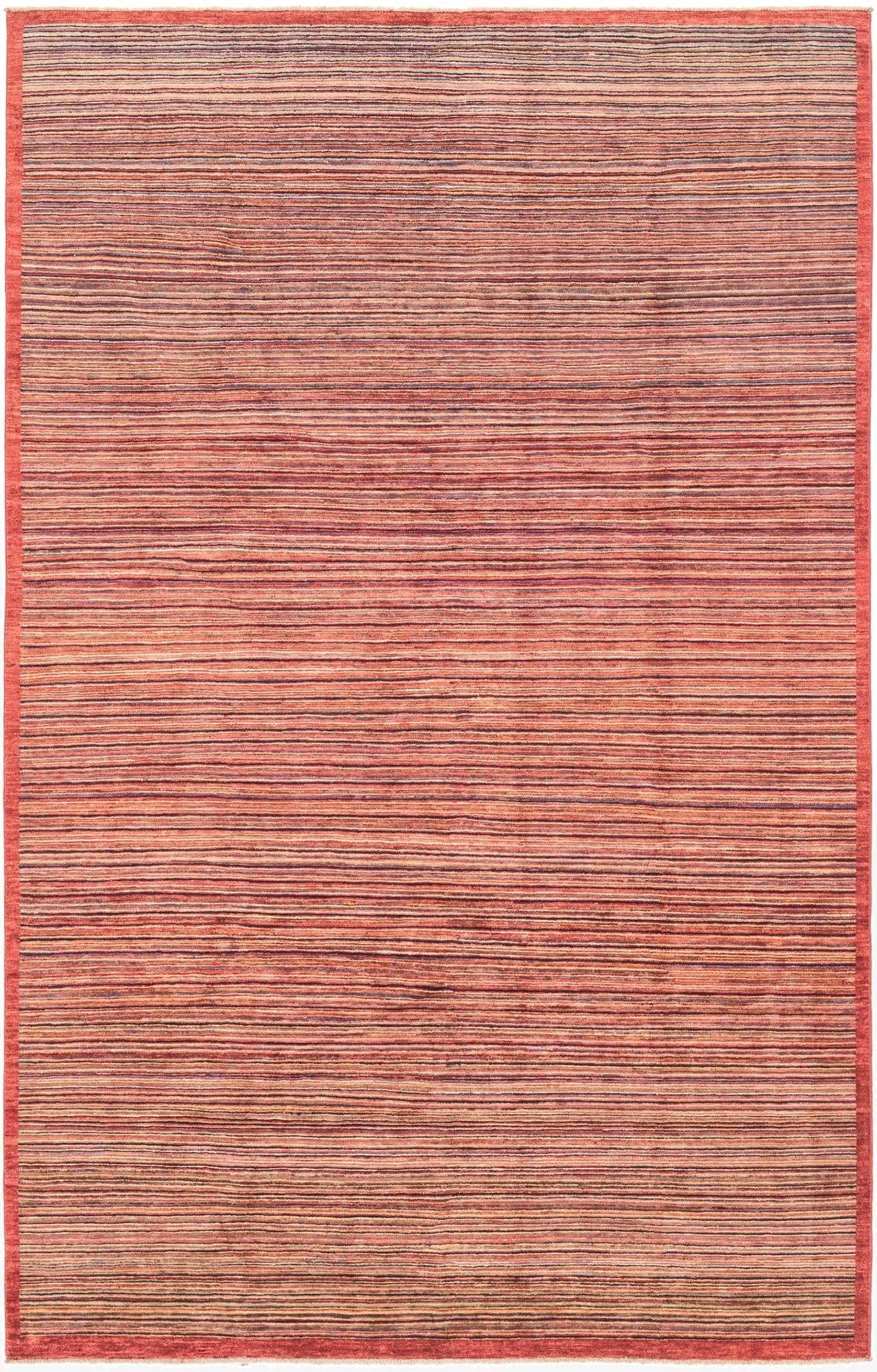6' 4 x 9' 11  Hand Knotted Kashkuli Gabbeh Wool Rug
