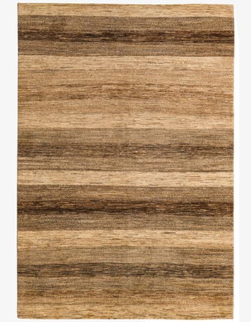 5' 5 x 8' Hand Knotted Kashkuli Gabbeh Oriental Wool Rug