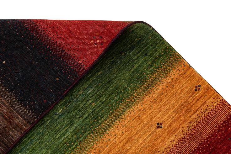 Detail image of 2' 9 x 10' 6 Hand Knotted Kashkuli Rug