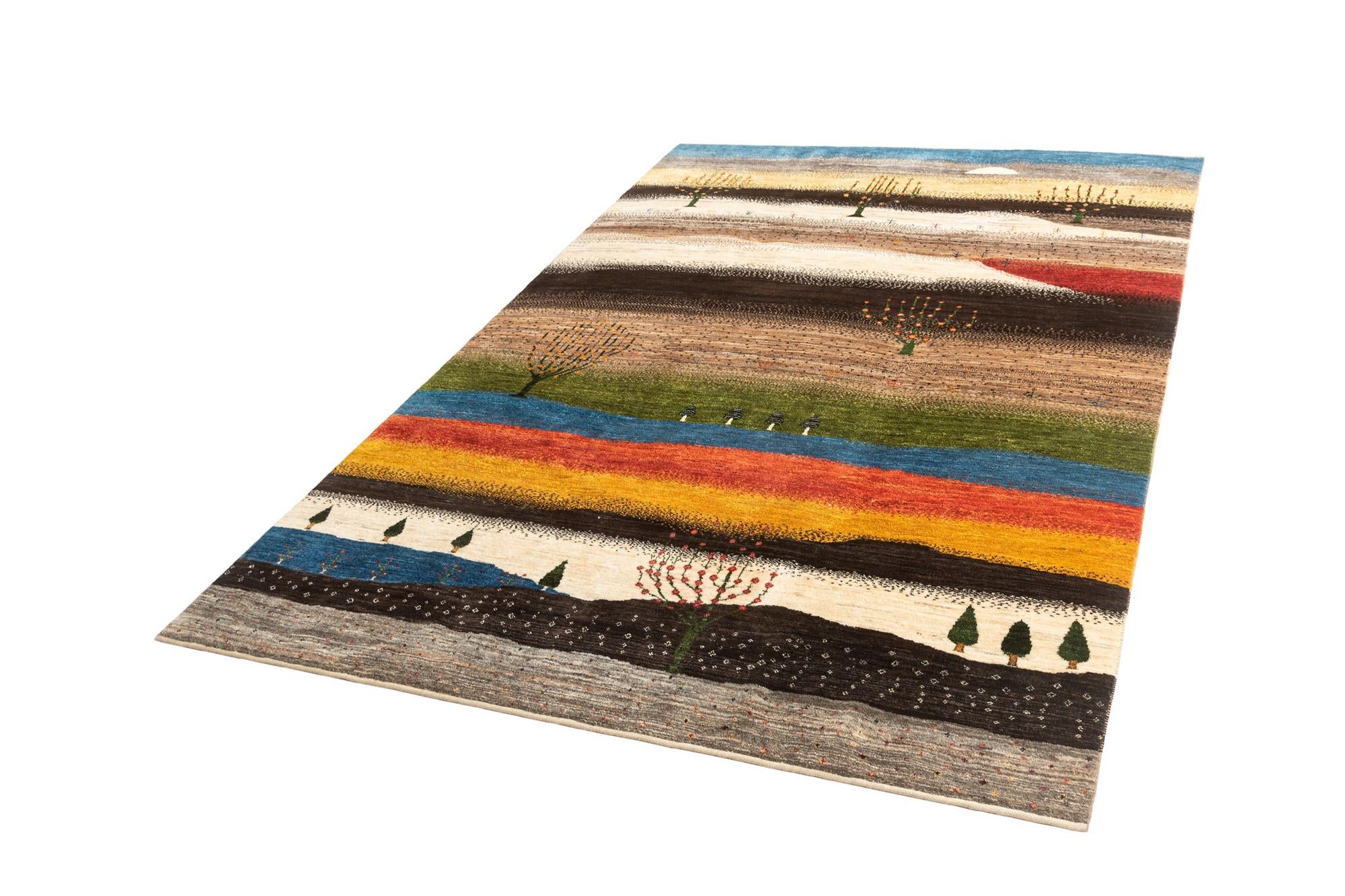 6' 8 x 10' 2 Hand Knotted Kashkuli Rug