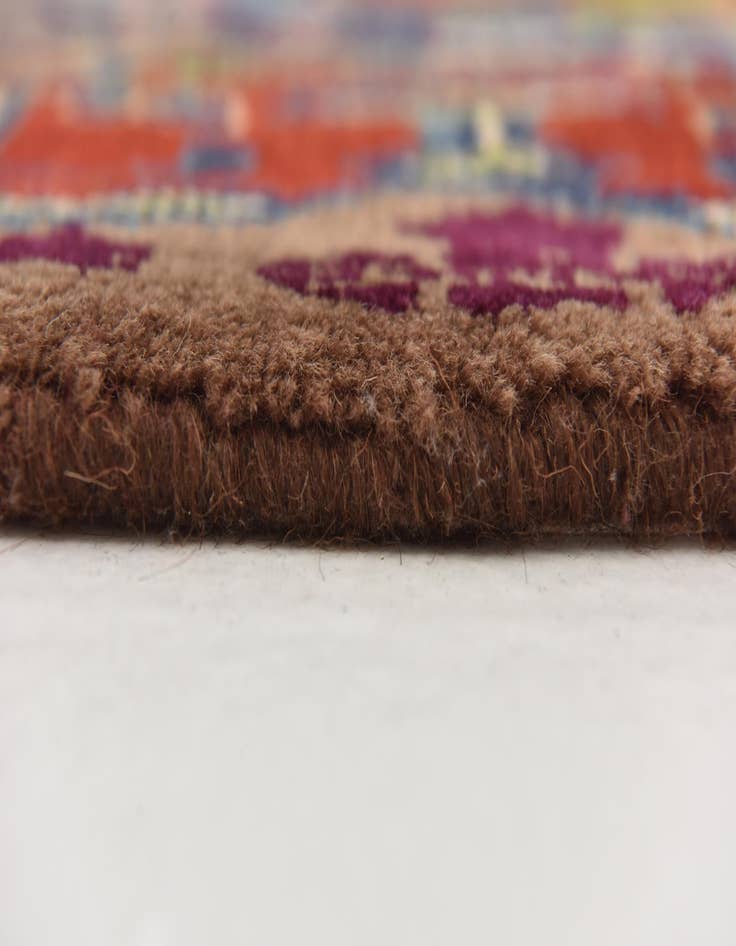 Detail image of 9' 7 x 13' 8 Hand Knotted Kashmar Persian Wool Rug