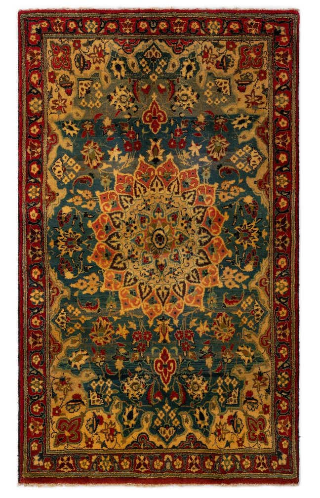 110cm x 185cm Handgeknüpft Kashmar Persisch Wolle Teppich