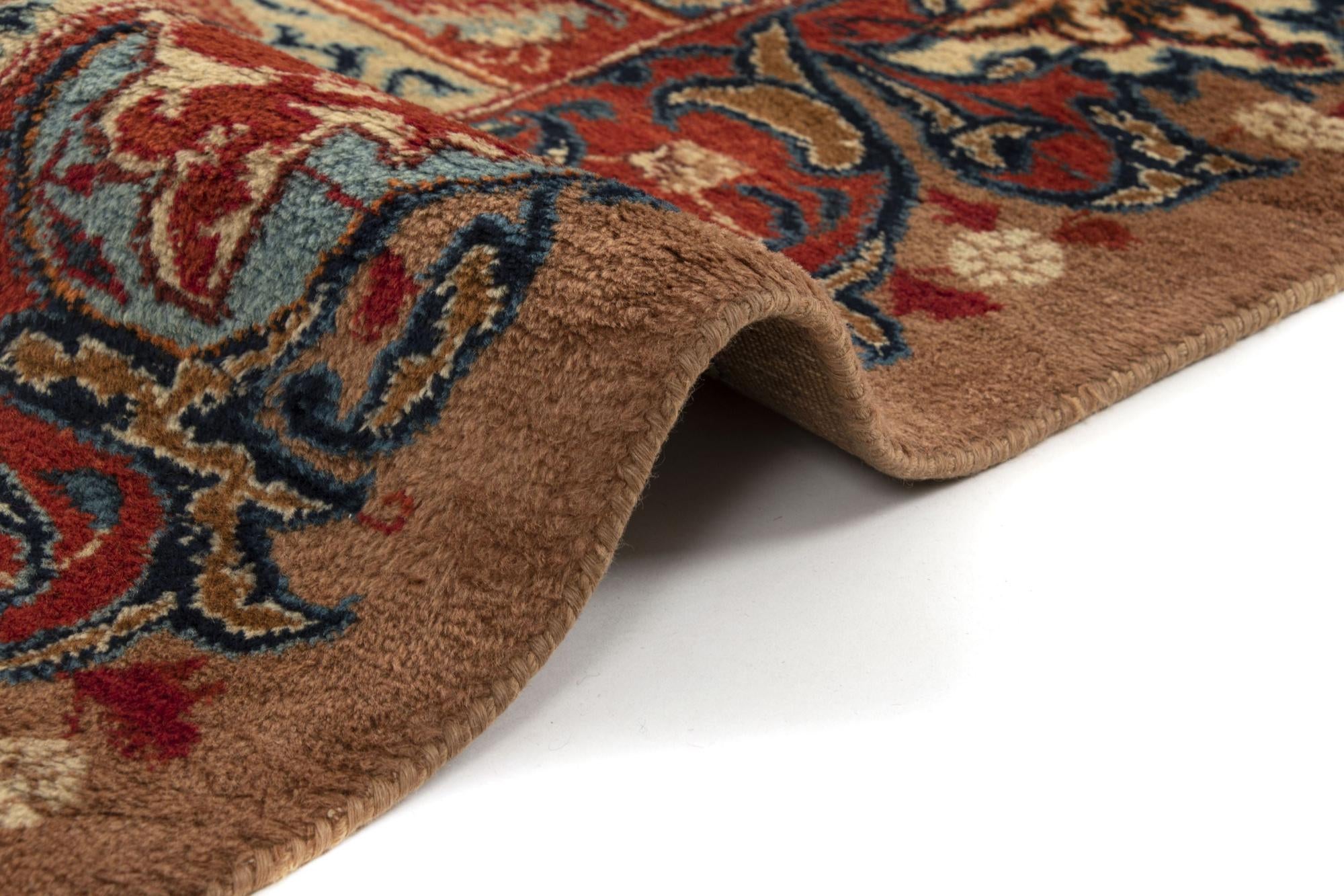 9' 6 x 12' 7 Hand Knotted Kashmar Persian Wool Rug