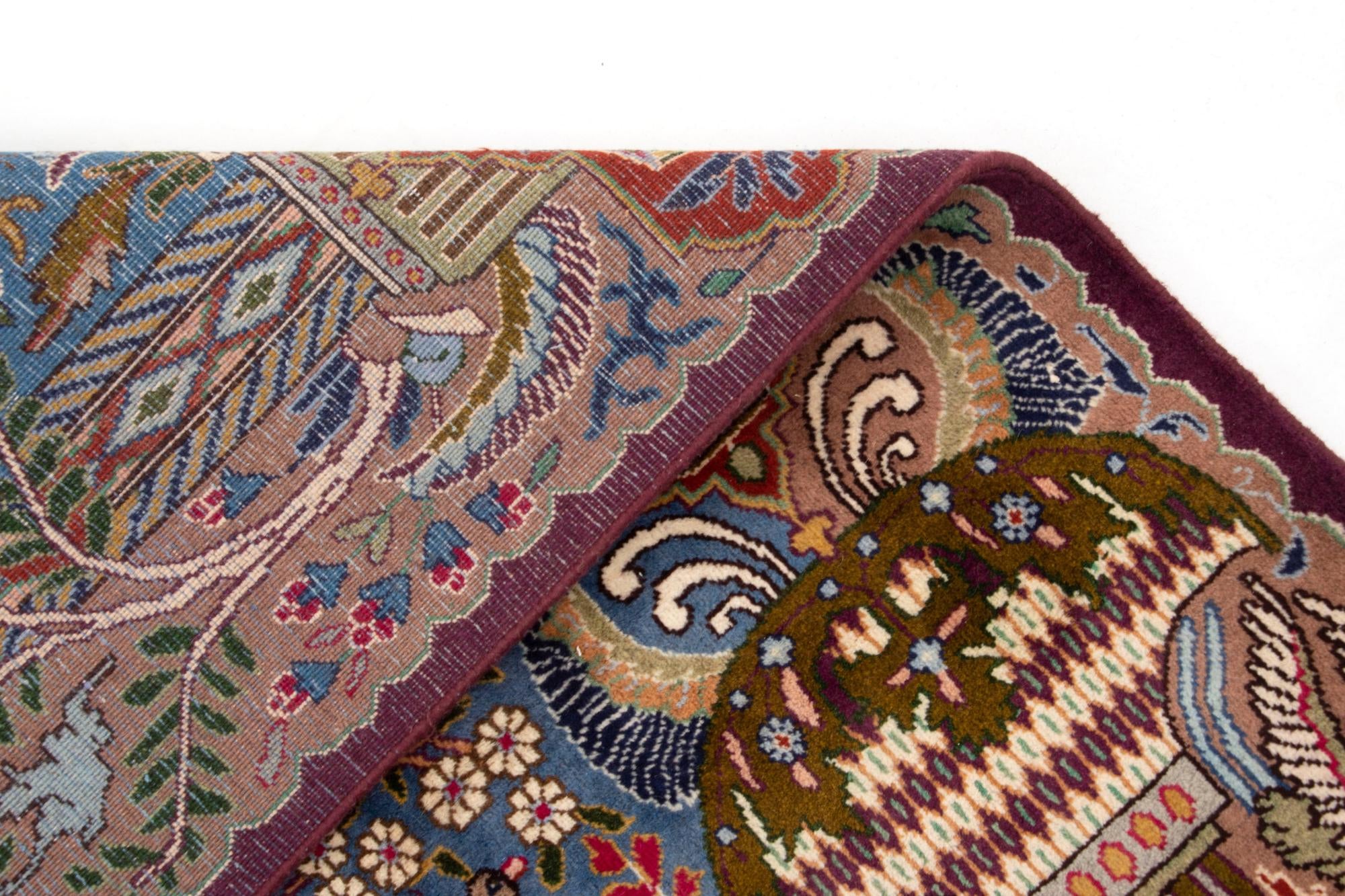 9' 9 x 13' 1 Hand Knotted Kashmar Persian Wool Rug