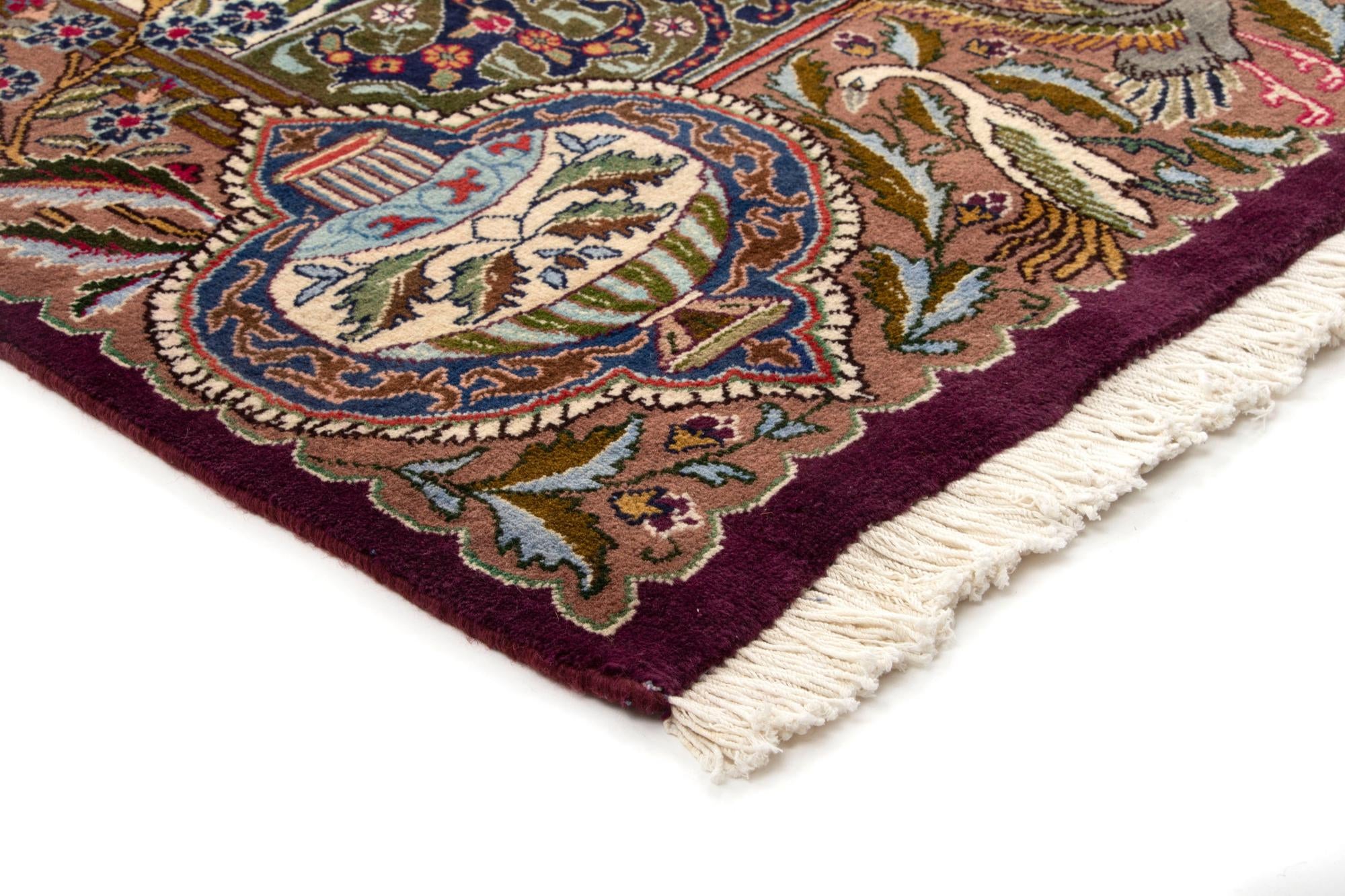 9' 9 x 13' 1 Hand Knotted Kashmar Persian Wool Rug
