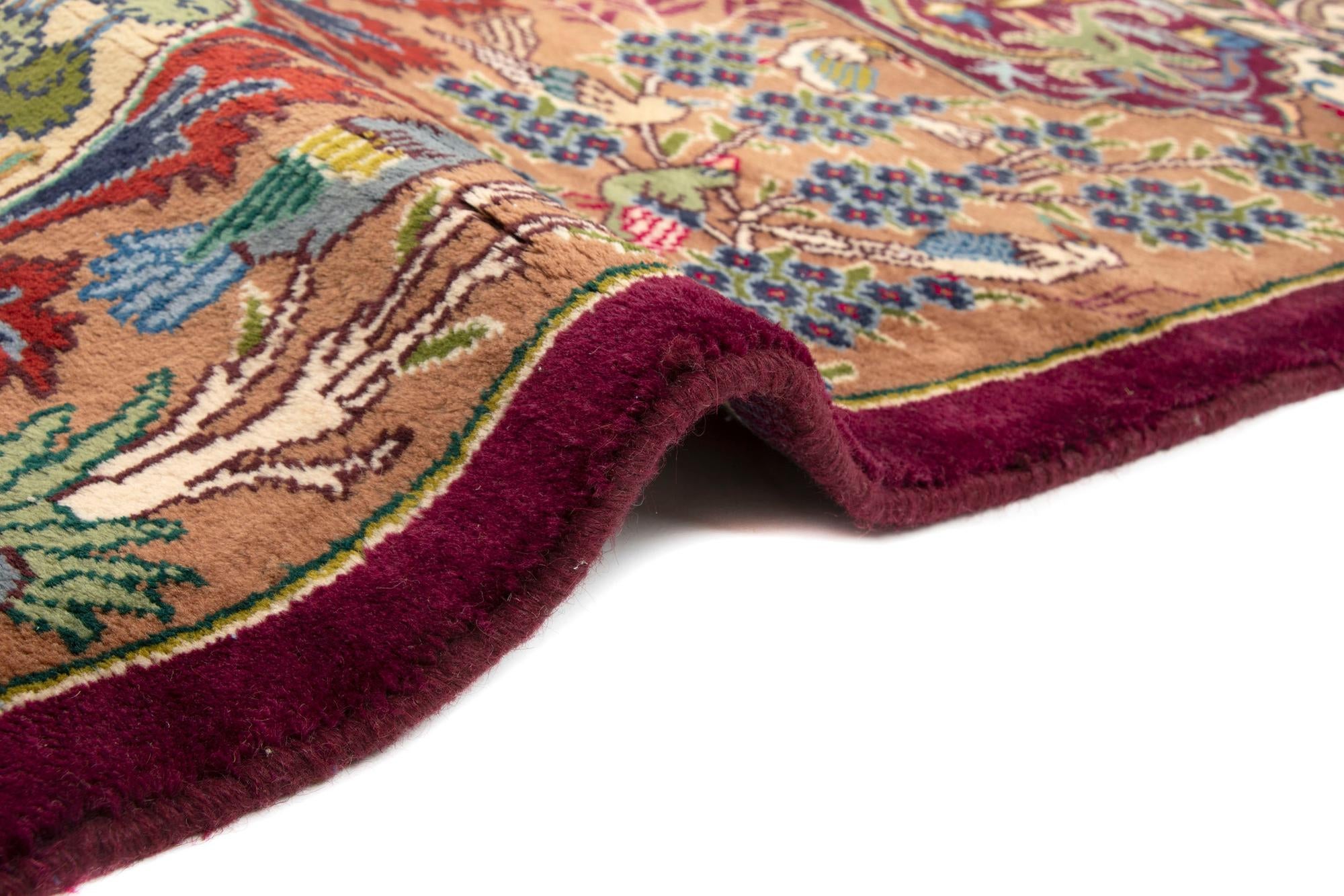 9' 11 x 12' 9 Hand Knotted Kashmar Persian Wool Rug