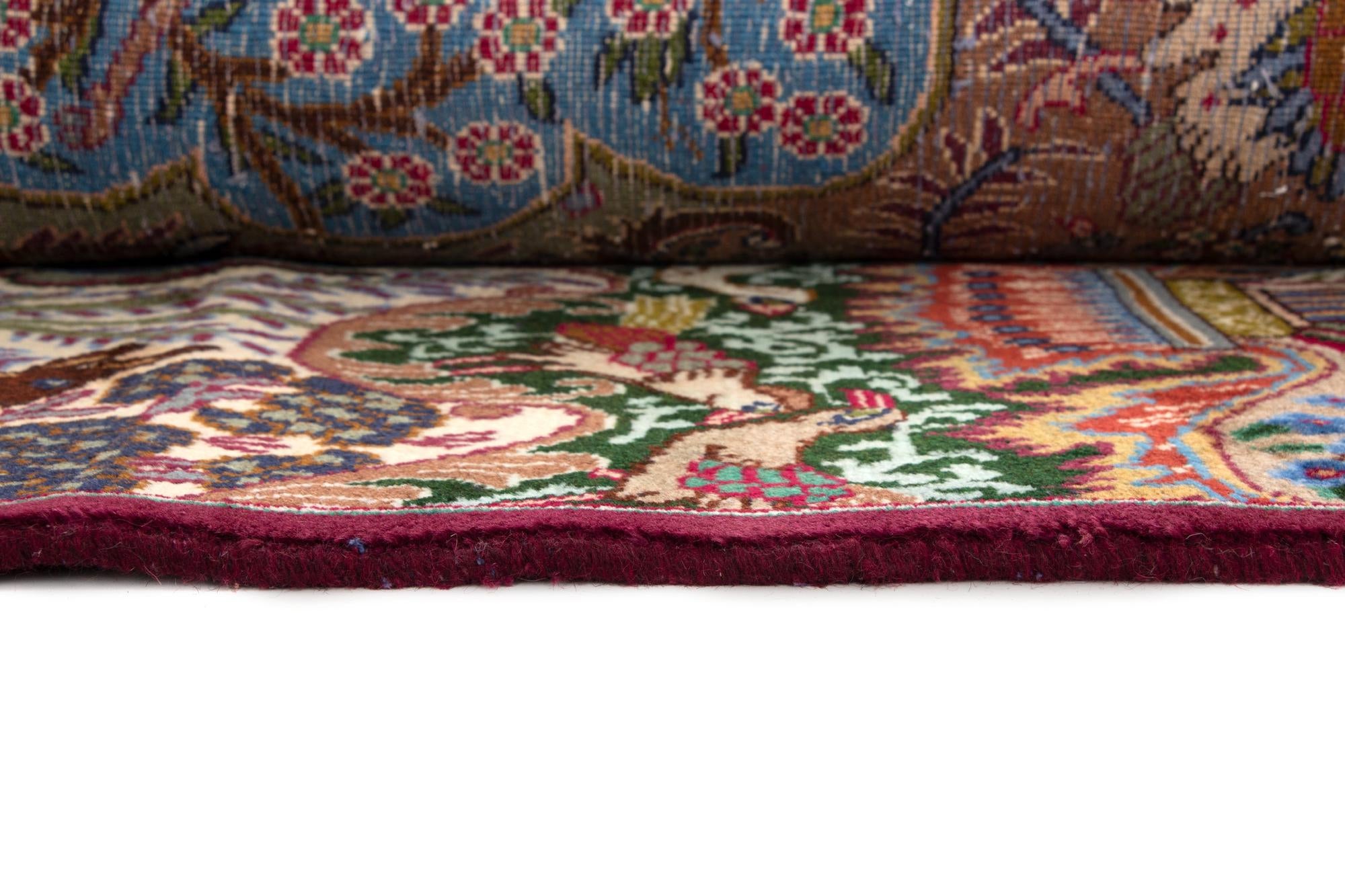 9' 7 x 12' 5 Hand Knotted Kashmar Persian Wool Rug