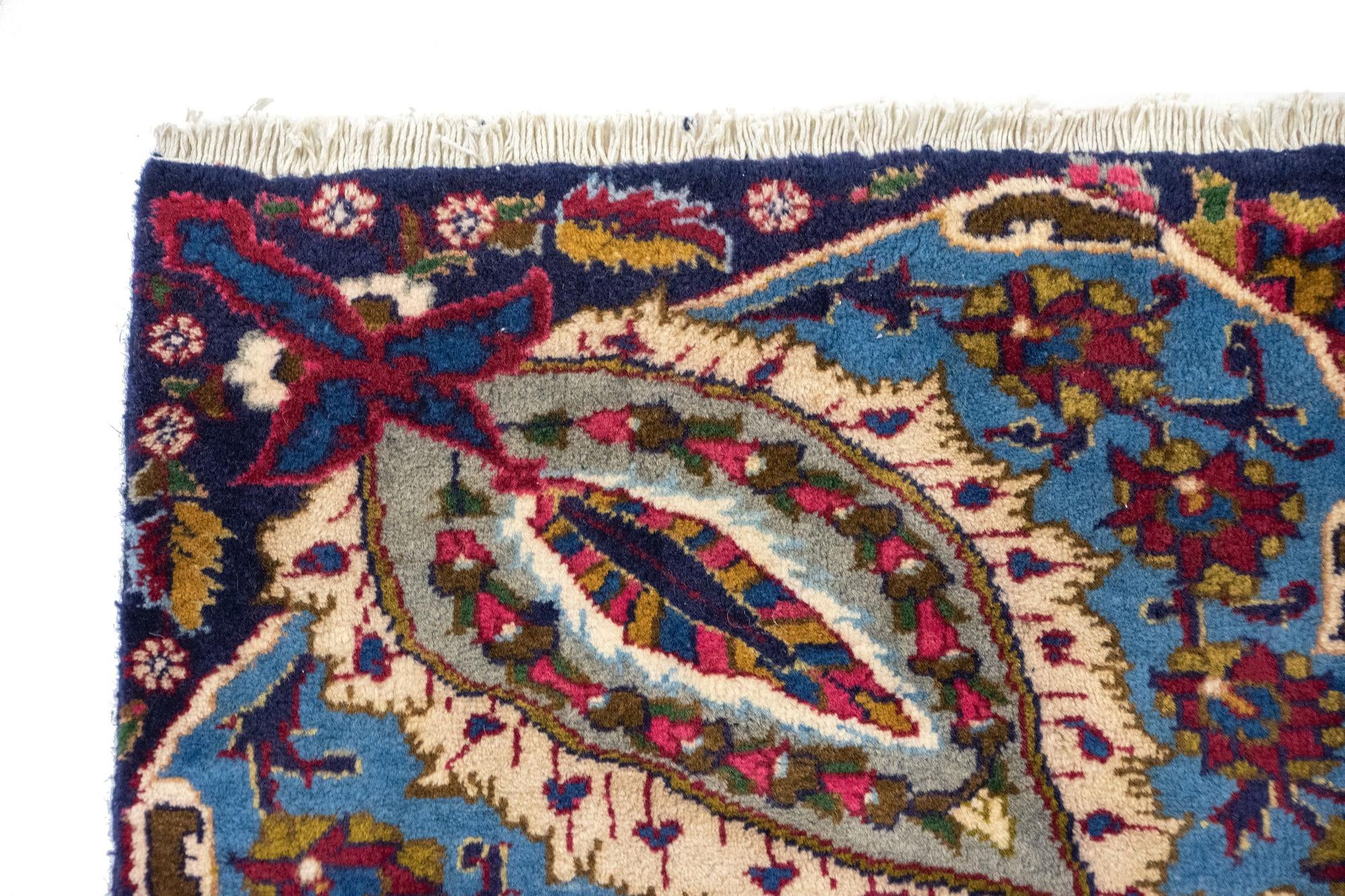 10' x 13' 1 Hand Knotted Kashmar Persian Rug