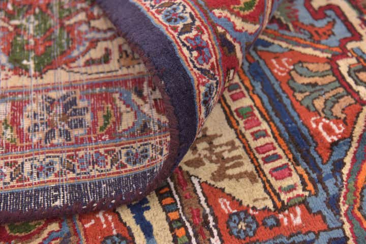 9' 7 x 12' 9 Hand Knotted Kashmar Persian Wool Rug